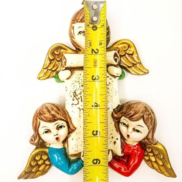 Angels Sing Silent Night Vintage Wall Plaque - Picture 8 of 9